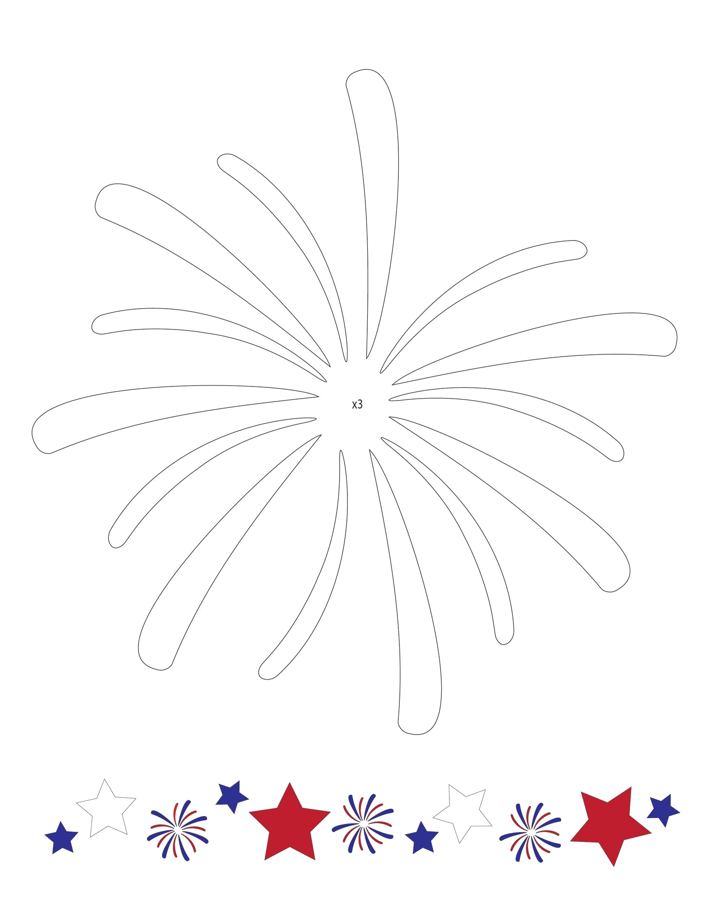 Fireworks and Stars PDF add-on