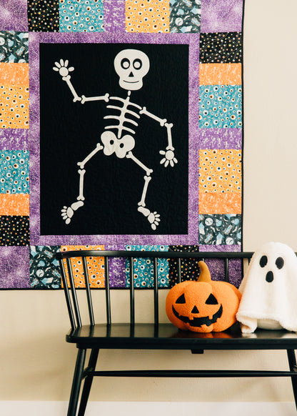 Spooky Spooky Skeleton PDF Quilt Pattern