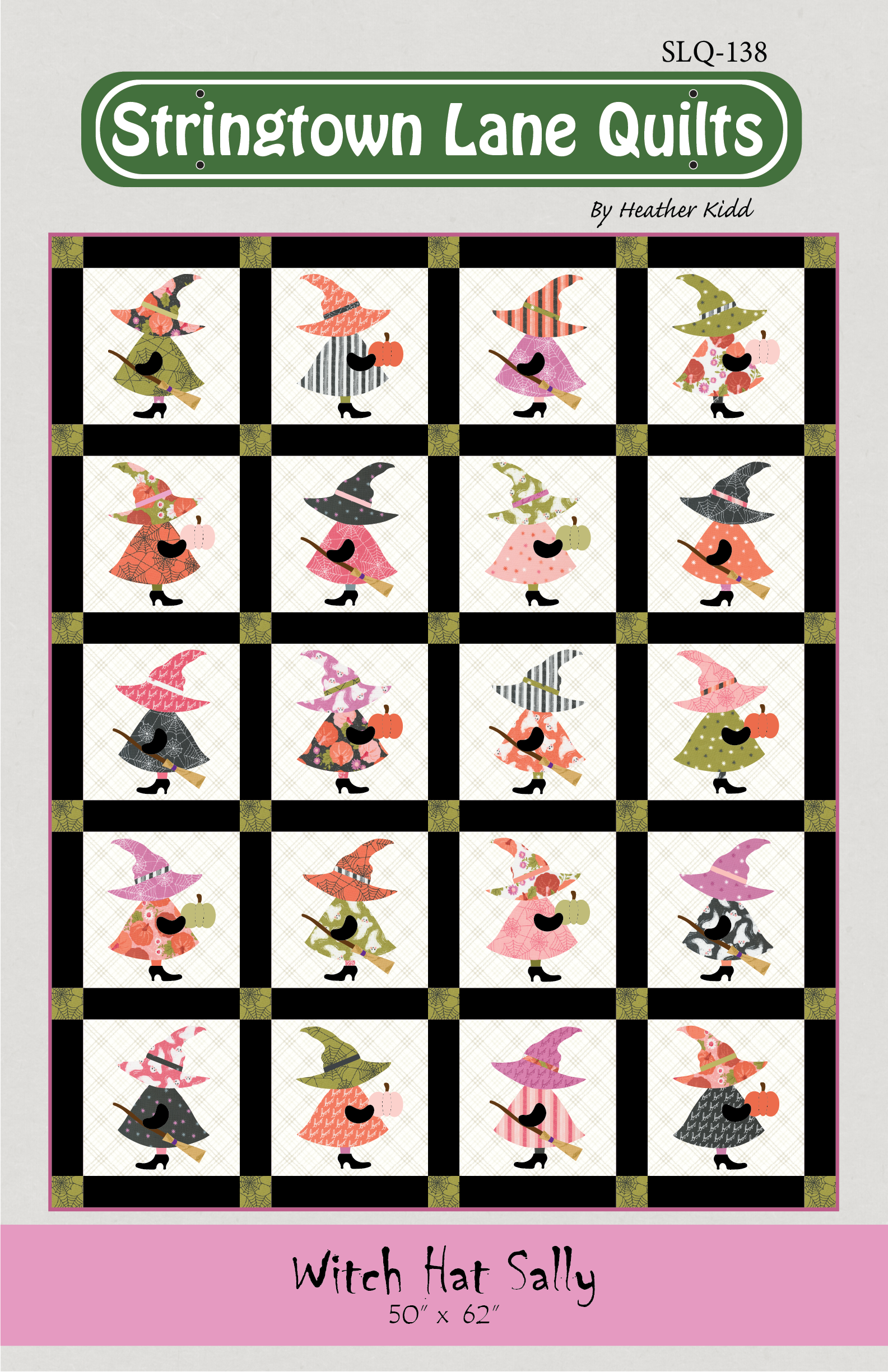 Witch Hat Sally Quilt Pattern PDF – stringtownlanequilts