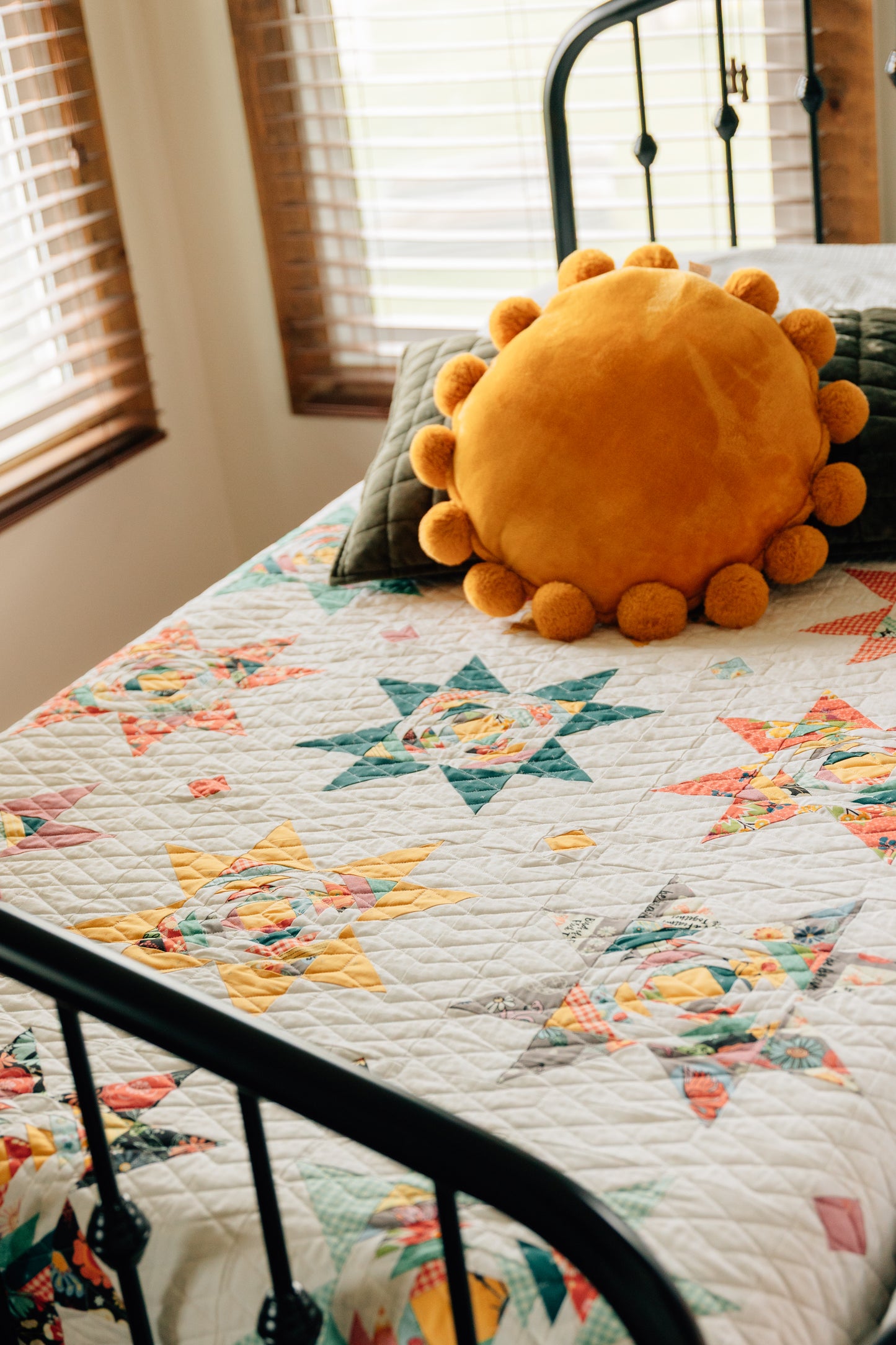 Pineapple Stars Quilt Pattern PDF