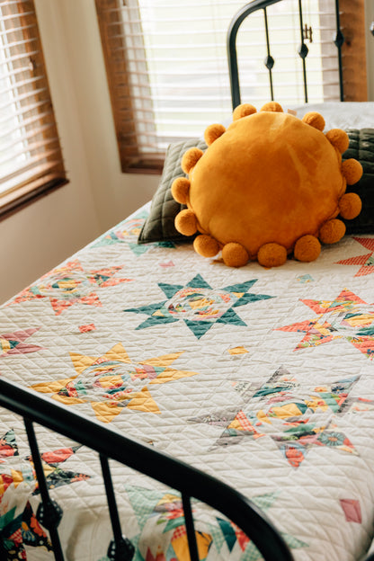 Pineapple Stars Quilt Pattern PDF