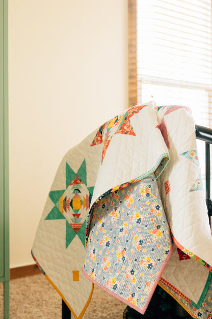 Pineapple Stars Quilt Pattern PDF
