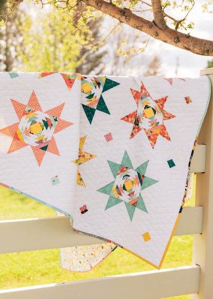 Pineapple Stars Quilt Pattern PDF