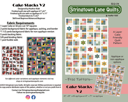 FREE Cake Stacks V2 Pattern PDF (Layer Cake Friendly)