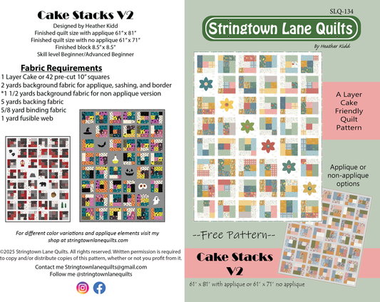 FREE Cake Stacks V2 Pattern PDF (Layer Cake Friendly)
