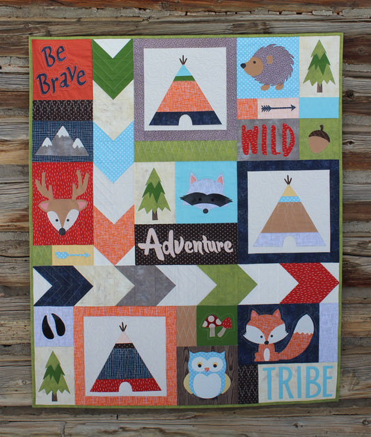 Adventure with My Tribe Quilt Pattern PDF