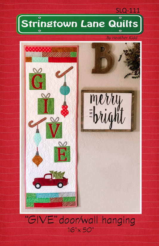 Give Quilt Pattern PDF