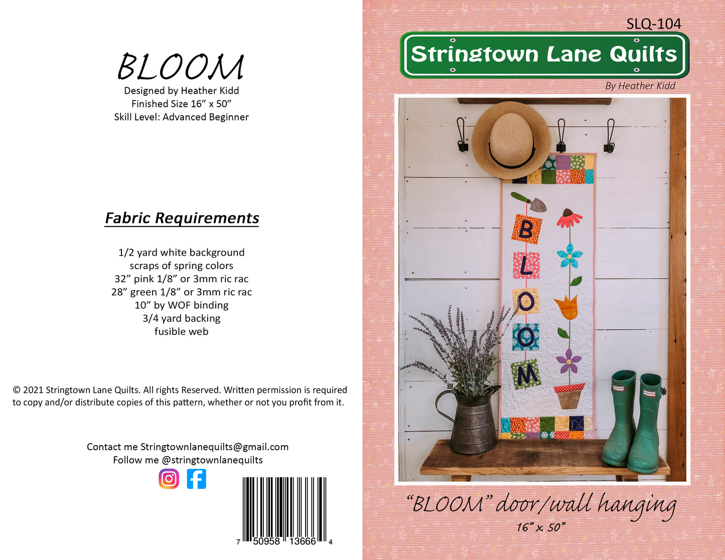 Bloom Quilt Pattern PDF