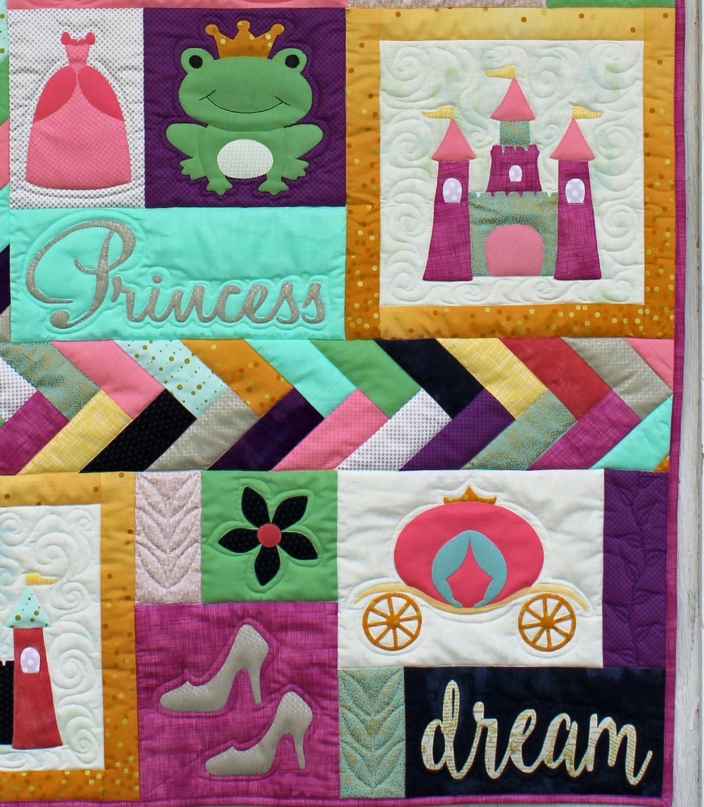 Fairy Tale Princess Quilt Pattern PDF