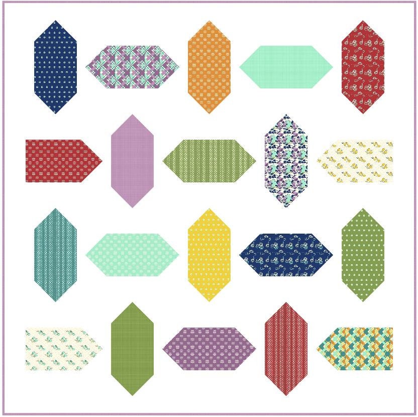 Ruby Play Quilt Pattern PDF